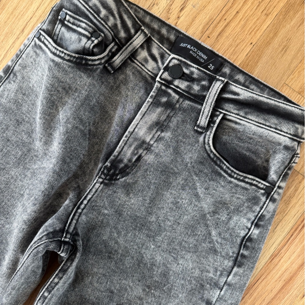 Just Black Denim Acid Wash Jeans